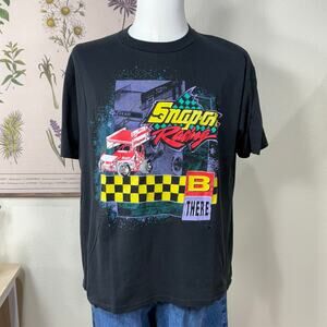 Vintage 90s Snap-On Racing Eagle Raceway 1993 Car Single Stitch Graphic T-Shirt